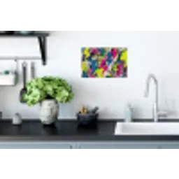 Bliksemschichten - Patroon - Marmer - Kleuren Muursticker klein -keuken