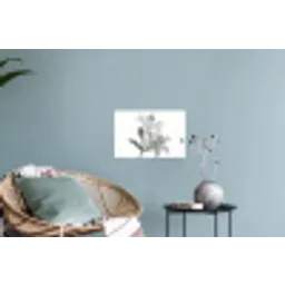 Lelies - Elegant - Zwart - Wit Muursticker klein -plant