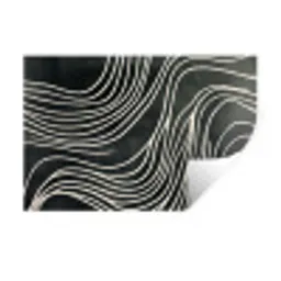 Lijnen - Patroon - Abstract - Wit Muursticker klein -3d