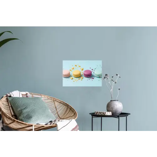 Macarons - Kleurrijk - Pastel Muursticker klein -plant
