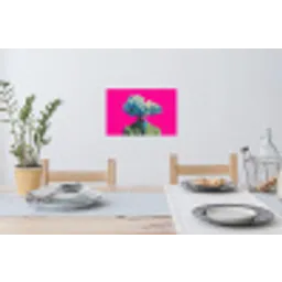 Man - Pak - Wolk - Roze Muursticker klein -eettafel