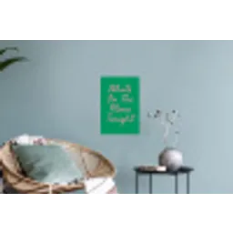 Menu - Quote - Roze Muursticker klein -plant