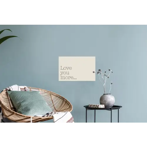 Minimalistisch - Love - Beige Muursticker klein -plant