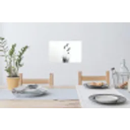 Minimalistisch - Stelen - Wit Muursticker klein -eettafel