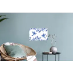 Modern - Vogels - Delfts - Blauw Muursticker klein -plant
