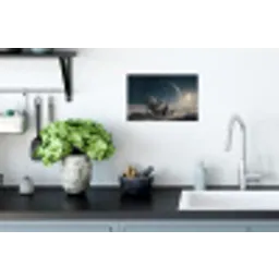 Maan - Kat - Astronaut - Ruimte Muursticker klein -keuken