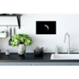 Maan - Hemel - Zwart - Schaduw Muursticker klein -keuken