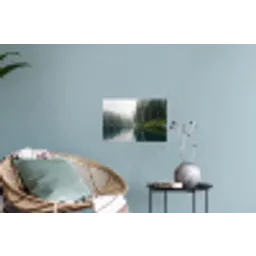 Bergen - Meer - Bos Muursticker klein -plant