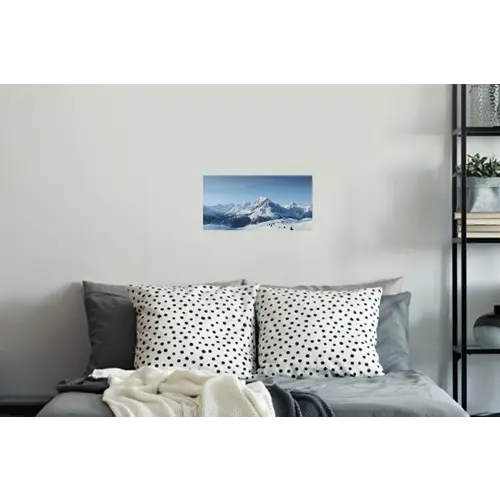 Bergen - Sneeuw - Winter Muursticker klein -slaapkamer