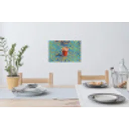 Mok - Koffie - Zigzag - Slagroom Muursticker klein -eettafel