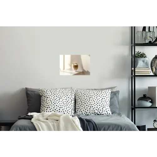 Mok - Latte - Minimalistisch - Schaduw Muursticker klein -slaapkamer