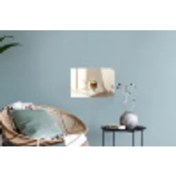 Mok - Latte - Minimalistisch - Schaduw Muursticker klein -plant