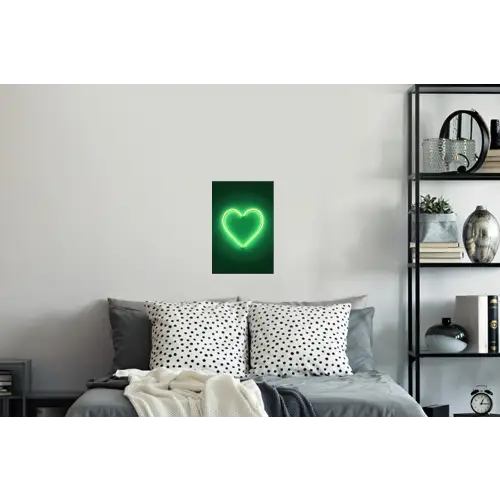 Neon - Groen - Licht Muursticker klein -slaapkamer