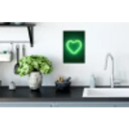 Neon - Groen - Licht Muursticker klein -keuken