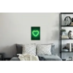 Neon - Groen - Licht Muursticker klein -slaapkamer