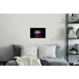 Neon - Vaas - Bloemen Muursticker klein -slaapkamer