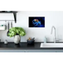 Octopus - Stippen - Blauw - Zee Muursticker klein -keuken