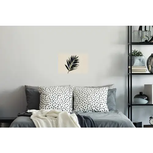 Palmblad - Subtiel - Groen - beige Muursticker klein -slaapkamer