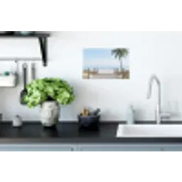 Palmbomen - Pad - Horizon Muursticker klein -keuken