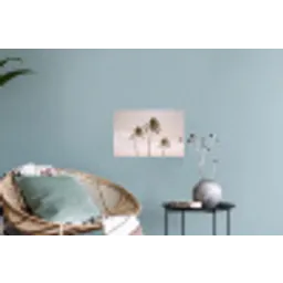 Palmbomen - Zonsondergang - Roze Muursticker klein -plant