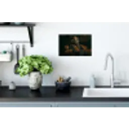 Panda - Hoed - Bril - Pak Muursticker klein -keuken