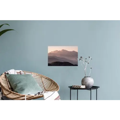 Panorama - Landschap - Bergen Muursticker klein -plant