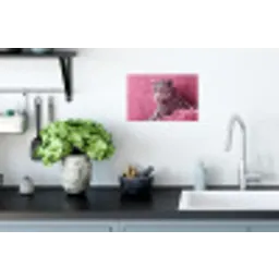 Panter - Luxe - Roze Muursticker klein -keuken