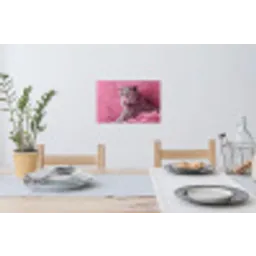 Panter - Luxe - Roze Muursticker klein -eettafel