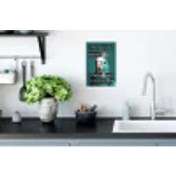 Parkiet - Turquoise - Quotes - Decoratie Muursticker klein -keuken
