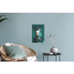 Parkiet - Turquoise - Quotes - Decoratie Muursticker klein -plant