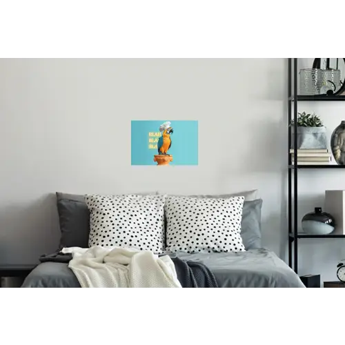 Papegaai - Koksmuts - Quote - Neon Muursticker klein -slaapkamer