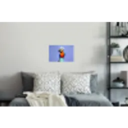 Papegaai - Koksmuts - Vogel - Leuk Muursticker klein -slaapkamer