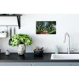 Pad - Bomen - Schaduw - Muursticker klein -keuken