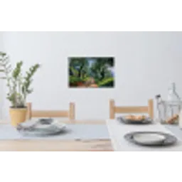 Pad - Bomen - Schaduw - Muursticker klein -eettafel