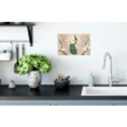 Pauw - Tak - Bloemen Muursticker klein -keuken