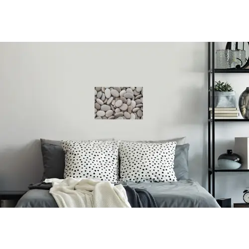 Kiezels - Stenen - Grijs Muursticker klein -slaapkamer