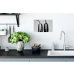 Pepers - Zwart - Wit - Zaadlijsten Muursticker klein -keuken