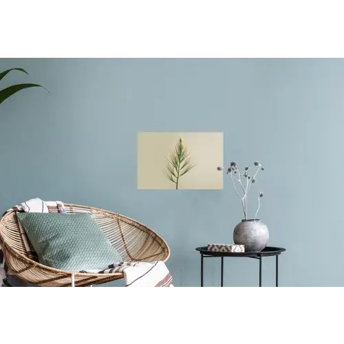 Dennentak - Naaldvormige bladeren - Lichtgroen Muursticker klein -plant