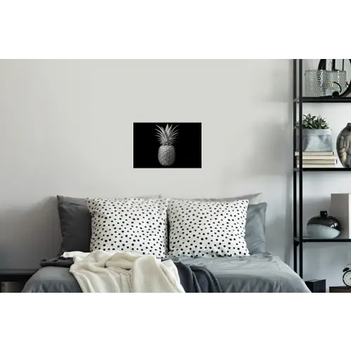 Ananas - Gedetailleerd - Bladeren Muursticker klein -slaapkamer