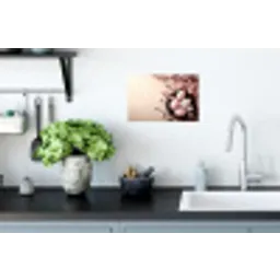 Roze - Bloesems - Eieren Muursticker klein -keuken
