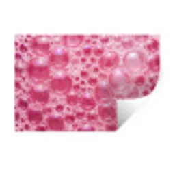 Roze - Schuim - Bubbels Muursticker klein -3d