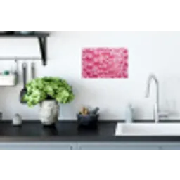 Roze - Schuim - Bubbels Muursticker klein -keuken