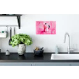 Roze - Verf - Coffee Muursticker klein -keuken