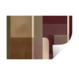 Vlakken - Abstract - Bordeaux - Lijnen Muursticker klein -3d
