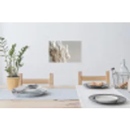 Pluimen - Beige - Minimalistisch Muursticker klein -eettafel