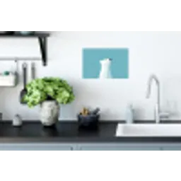 Ijsbeer - Lichtblauw - Minimalistisch Muursticker klein -keuken