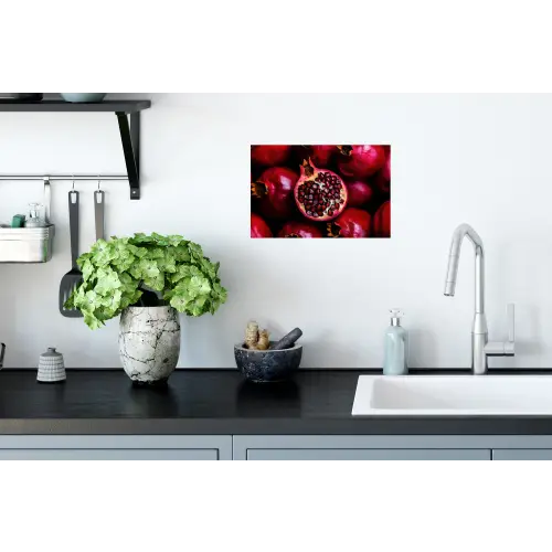 Granaatappel - Rood - Fruit Muursticker klein -keuken