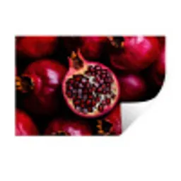 Granaatappel - Rood - Fruit Muursticker klein -3d