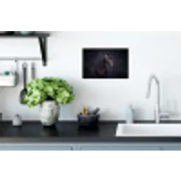 Portret - Paard - Donker Muursticker klein -keuken