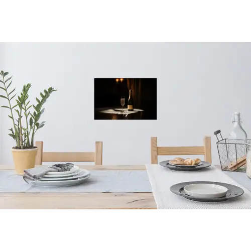 Prosecco - Bubbels - Sfeervol - Drank Muursticker klein -eettafel